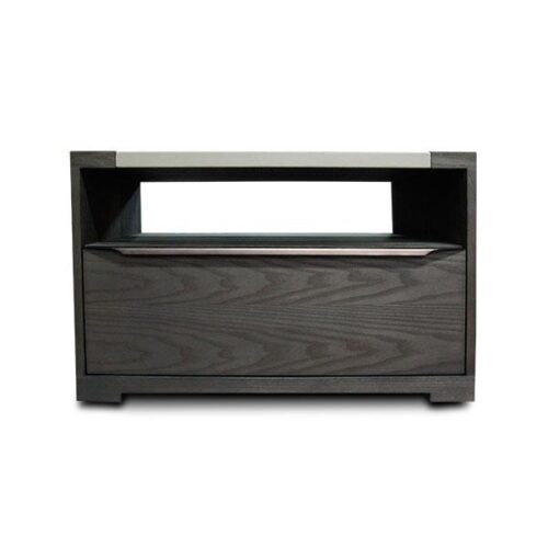 都會皮革面床頭櫃 皮木搭配風格現代俐落：圖片 3