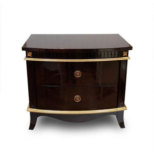 鋼烤歐式金邊床頭櫃 古典華麗低調貴氣：圖片 2