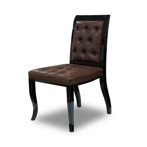 紳士風菱格皮鋼烤餐椅 復古紳士風範氣息：圖片 2