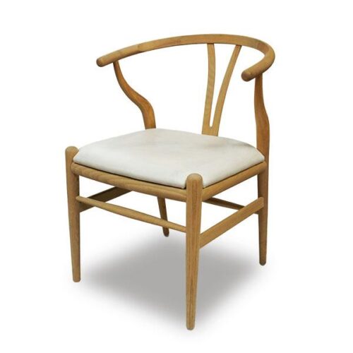 圓潤北歐風實木餐椅 北歐咖啡館的慵懶氛圍：圖片 2