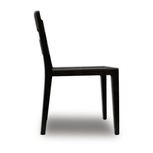 咖啡館深咖木紋餐椅 實木純粹線條的俐落感：圖片 3