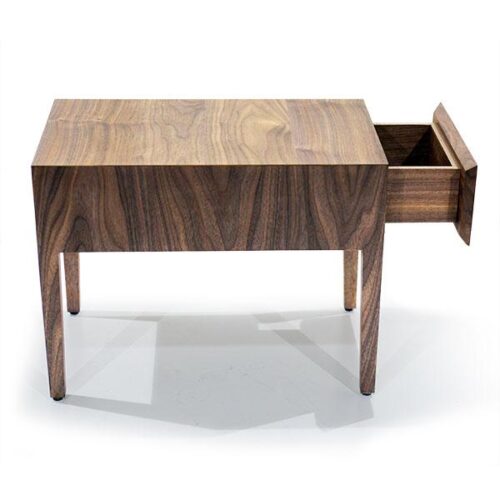 簡約長方形木紋床頭櫃 北歐家具極簡設計：圖片 3