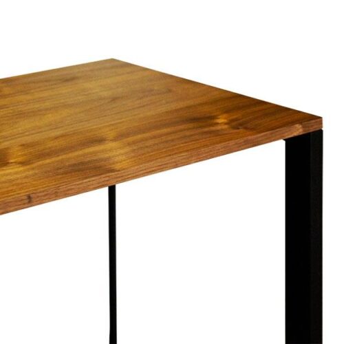 黑鐵腳雙色木紋書桌 俐落工業風質感：圖片 4