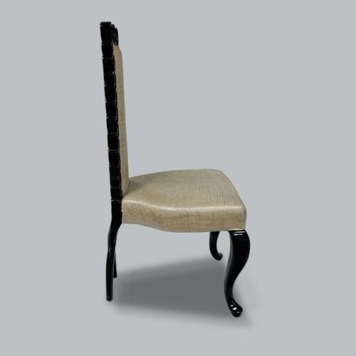 黑鋼烤鏤空高背餐椅 從婚宴到豪宅餐廳都適用：圖片 4