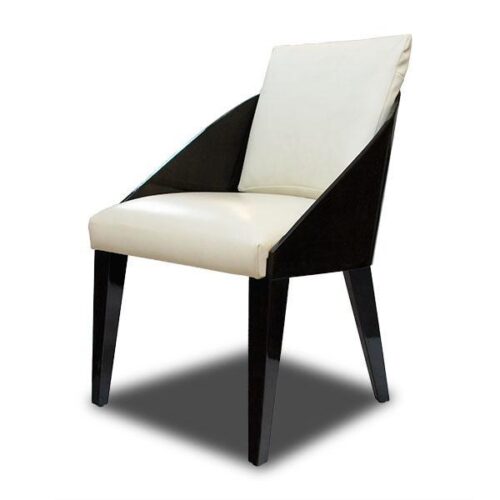 都會黑鋼烤圓背餐椅 強烈對比極具現代感：圖片 2