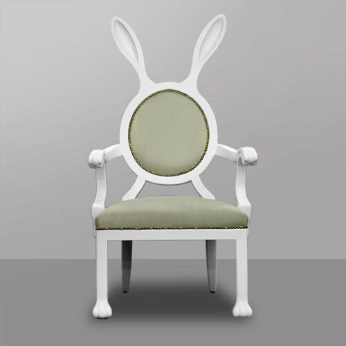 愛麗絲夢遊兔耳餐椅 童話故事裡的主角：圖片 1