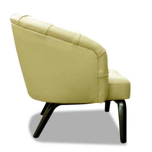 復古繃皮革黑腿扶手椅 經典英倫奢華質感：圖片 3