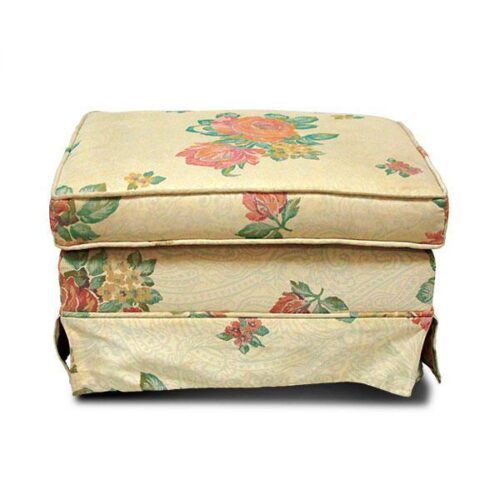 綻放花語復古布面腳凳 典雅的居家氛圍：圖片 1