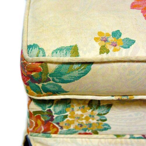 綻放花語復古布面腳凳 典雅的居家氛圍：圖片 3