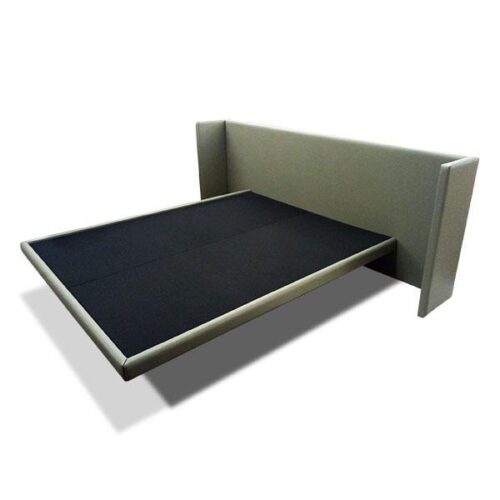 淺灰寬牆感平台床架 凝聚臥室視覺重心：圖片 2