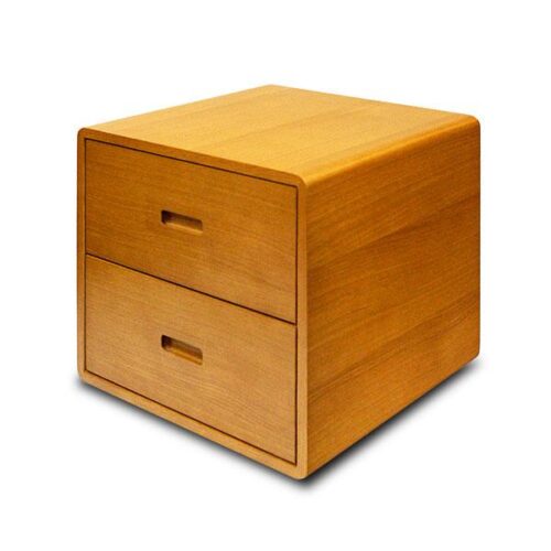 原色弧角木紋床頭櫃 充滿溫暖的木系收納：圖片 2