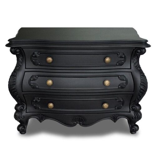 霧黑歐式宮廷斗櫃 如歐洲古董店氛圍：圖片 1