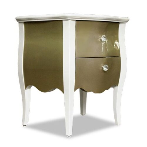 香檳戀曲法式雙抽床頭櫃 為空間增添精品質感：圖片 2