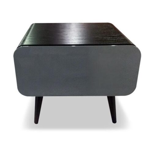 復古木紋鋼烤床頭櫃 輕盈視覺空間通透感：圖片 1