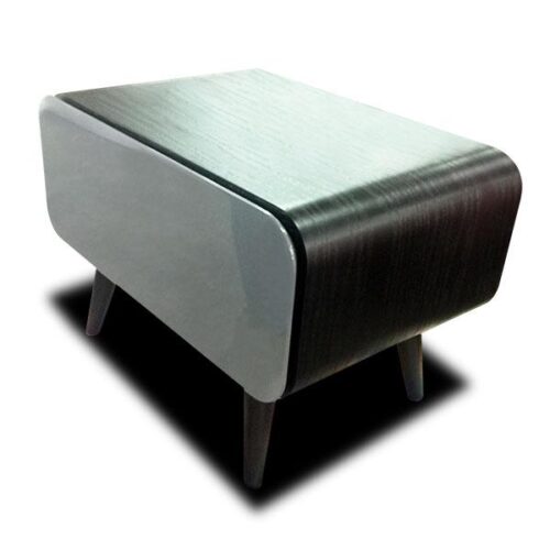 復古木紋鋼烤床頭櫃 輕盈視覺空間通透感：圖片 2