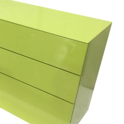 螢光綠鋼烤六抽斗櫃 綠意延伸收納美學：圖片 3
