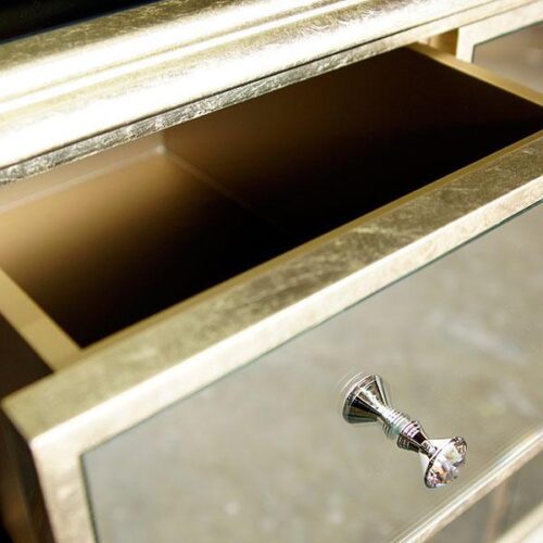 宮廷金箔鏡面斗櫃 水晶奢華一觸即發：圖片 2