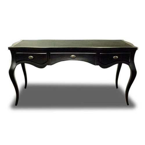 實木古典嵌皮台面書桌 法式宮廷風格：圖片 1