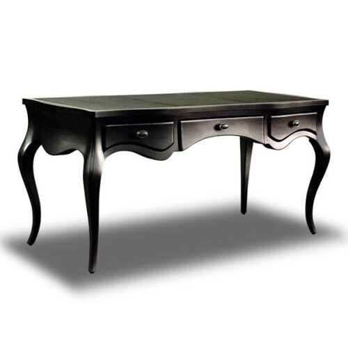 實木古典嵌皮台面書桌 法式宮廷風格：圖片 3