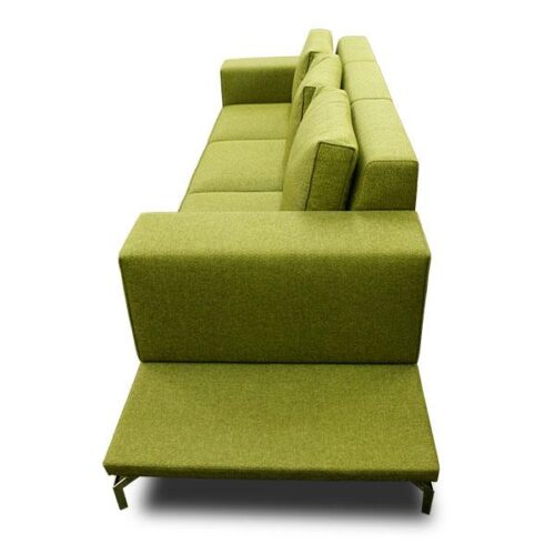 清新蘋果綠方正扶手沙發 勾勒現代都會風格：圖片 3