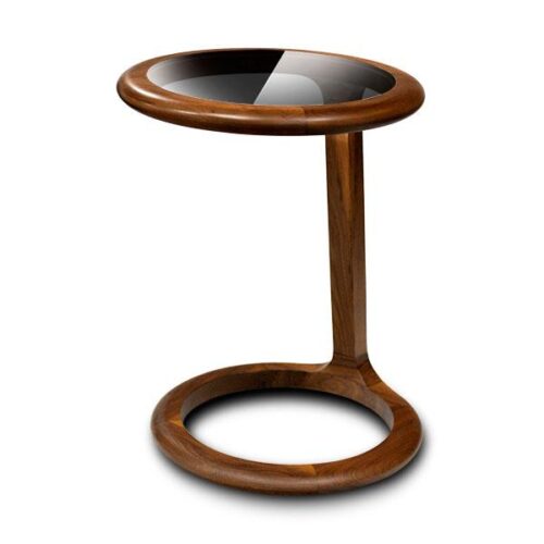 北歐胡桃環形茶几 沙發邊的空間魔法：圖片 1