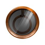 胡桃木雙眼黑烤玻 訂做茶几a30008：圖片 4