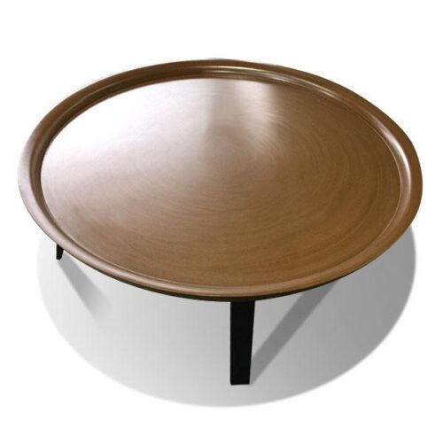 陶土面漆圓形茶几 溫潤高端陳設：圖片 2