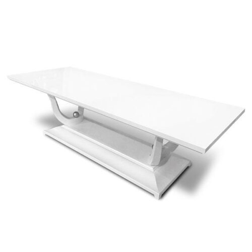 白鋼烤流線長方形茶几 提供寬敞茶點陳列空間：圖片 2