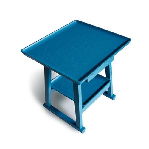 北歐藍調雙層盤面茶几 隨手就是美學：圖片 2