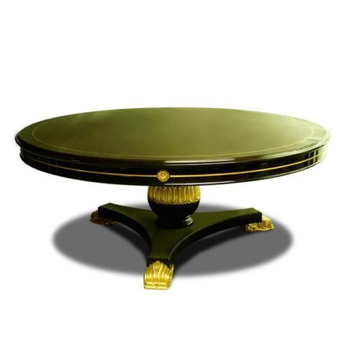 歐式宮廷貴族金箔餐桌 空間華麗焦點：圖片 1