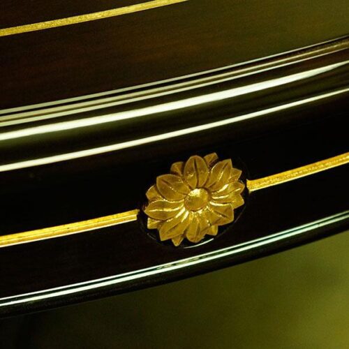 歐式宮廷貴族金箔餐桌 空間華麗焦點：圖片 3