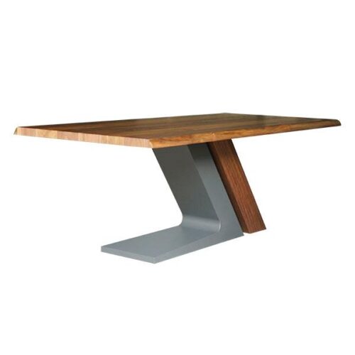 胡桃實木L腳餐桌 聚餐的藝術品：圖片 2