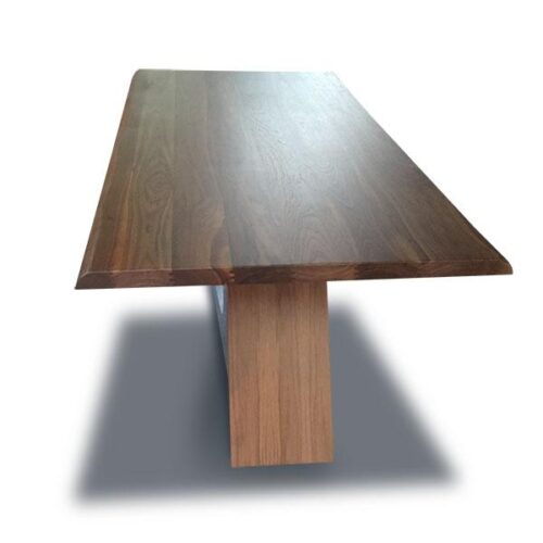 胡桃實木L腳餐桌 聚餐的藝術品：圖片 4