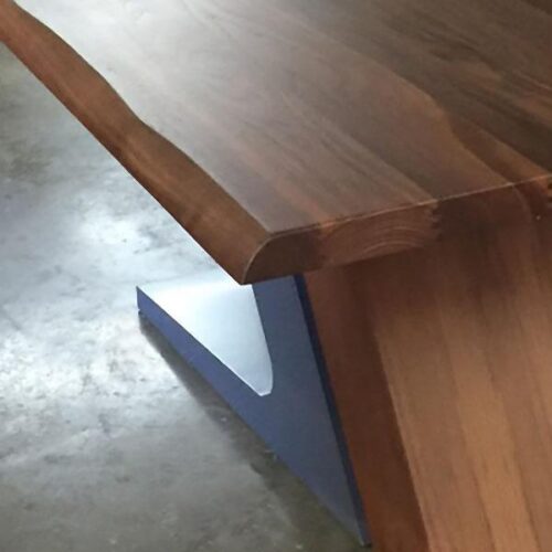 胡桃實木L腳餐桌 聚餐的藝術品：圖片 5