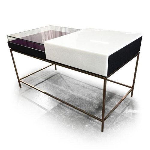 石材高腳玻璃展示櫃 提升空間藝術張力：圖片 2