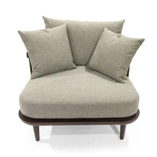 日式胡桃木休閒椅 詮釋日式極簡美學：圖片 1