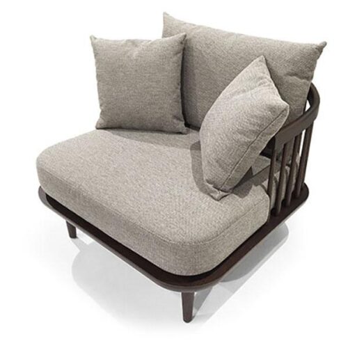 日式胡桃木休閒椅 詮釋日式極簡美學：圖片 2