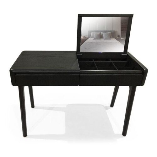 黑橡實木掀鏡化妝桌 化妝檯的私藏魔法：圖片 1