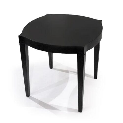 優雅錐腳黑木茶几 簡約的空間語彙：圖片 3