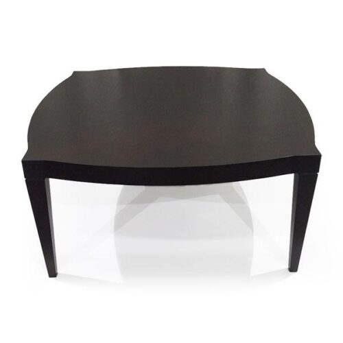 優雅錐腳黑木茶几 簡約的空間語彙：圖片 1