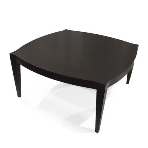 優雅錐腳黑木茶几 簡約的空間語彙：圖片 2