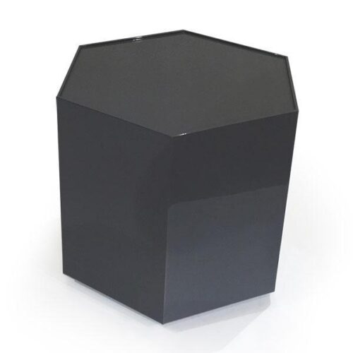 黑鏡六角茶几 改寫空間的反射角度：圖片 3