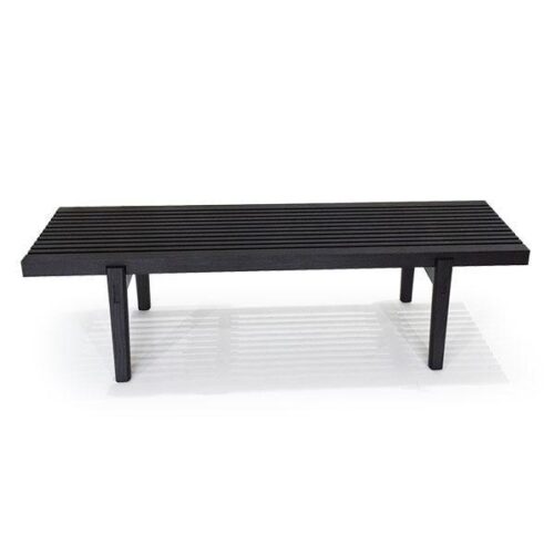 北歐黑柵木紋多功能凳 北歐極簡風格：圖片 1