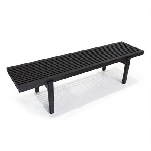 北歐黑柵木紋多功能凳 北歐極簡風格：圖片 2