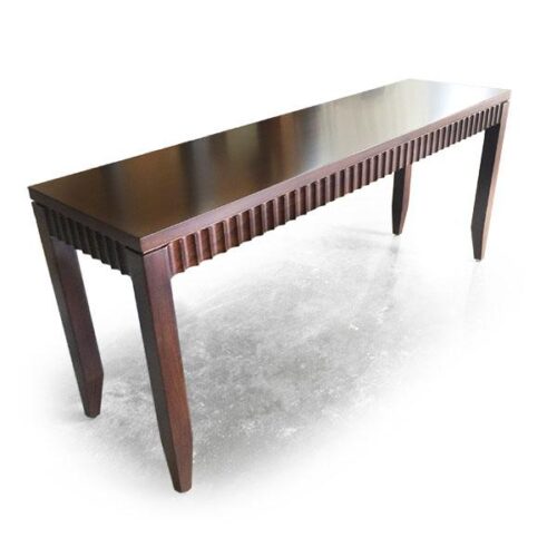 胡桃實木波浪端景台 展現空間藝術溫度：圖片 2