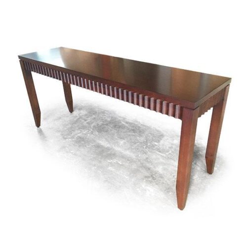 胡桃實木波浪端景台 展現空間藝術溫度：圖片 1