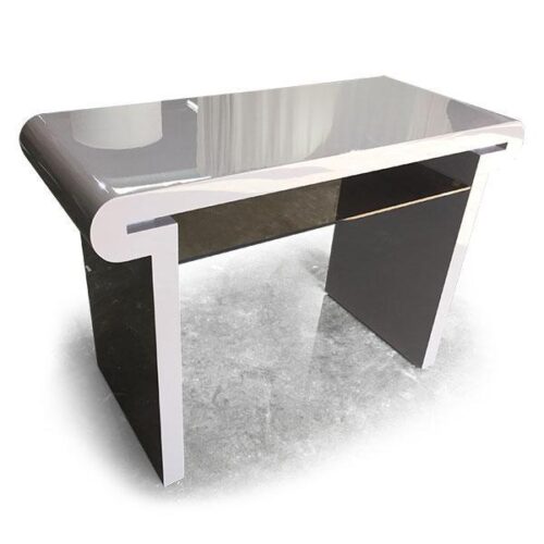 銀灰鋼烤圓弧端景台 瞬間明亮空間感：圖片 2