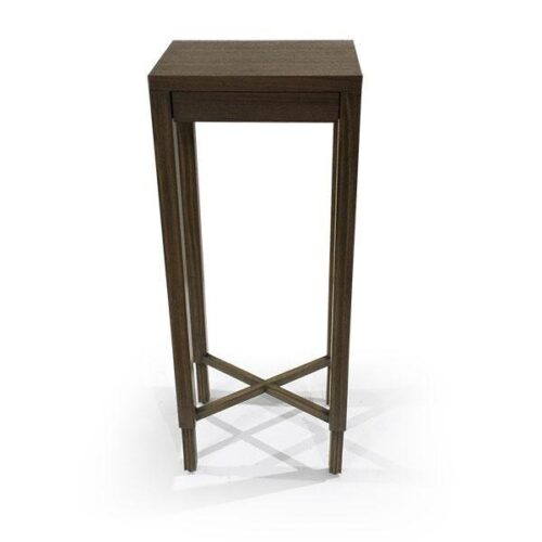 胡桃木高腳端景台 玄關的靜好風景：圖片 1