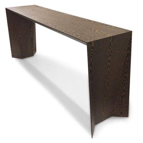 現代斜構木紋端景台 現代風隱藏雕塑：圖片 2