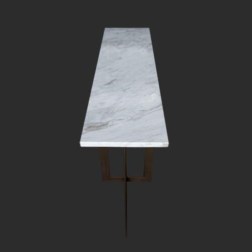 石面黑扁鐵腳端景台 化身空間焦點：圖片 3